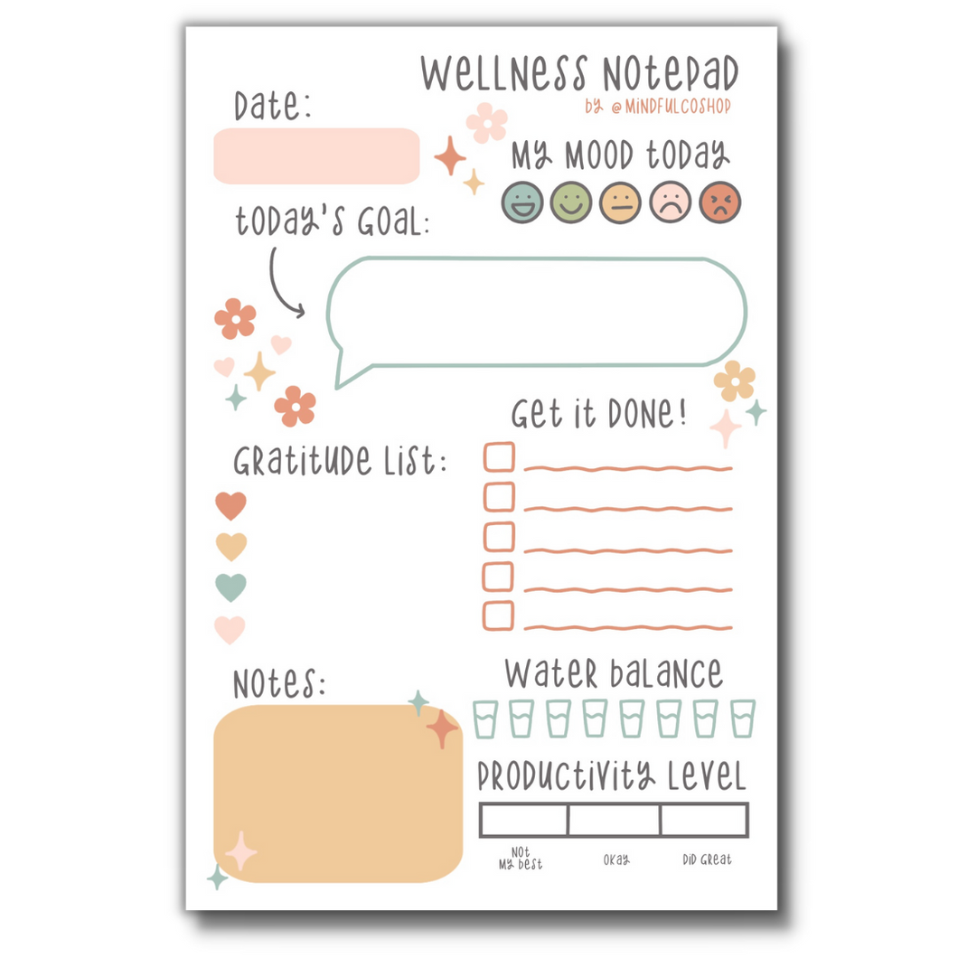 Wellness Notepads (5 x 7 in)