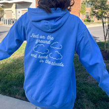 Load image into Gallery viewer, Head in the clouds - Sky Blue Hoodie
