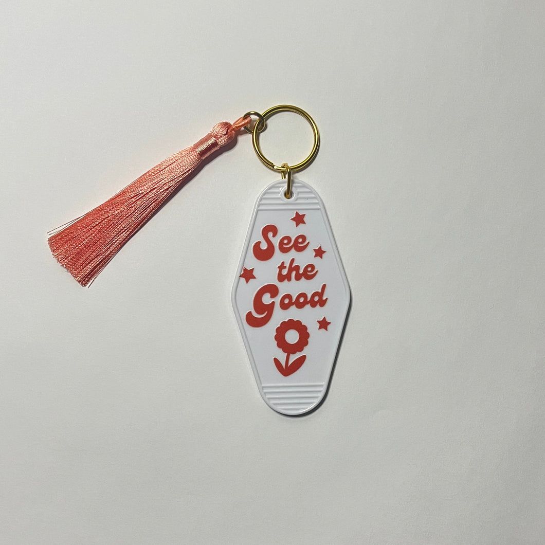 See the Good - Motel Keychain