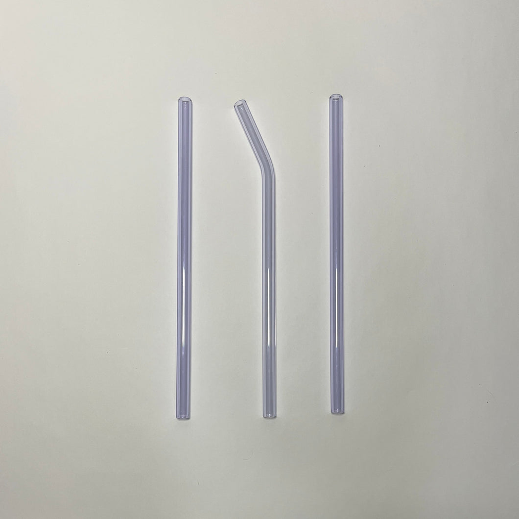 Lilac Reusable Glass Straw