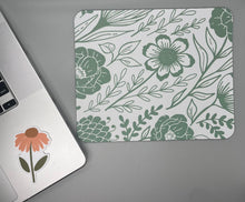 Load image into Gallery viewer, Mint Garden Mouse Pad
