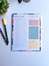 Load image into Gallery viewer, Bloom Daily Planner Notepad, 8.5 x 11 in.
