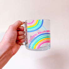 Load image into Gallery viewer, Emotional Rollercoaster - Glass Mug
