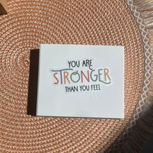 Load image into Gallery viewer, You are stronger than you feel - Clear Sticker
