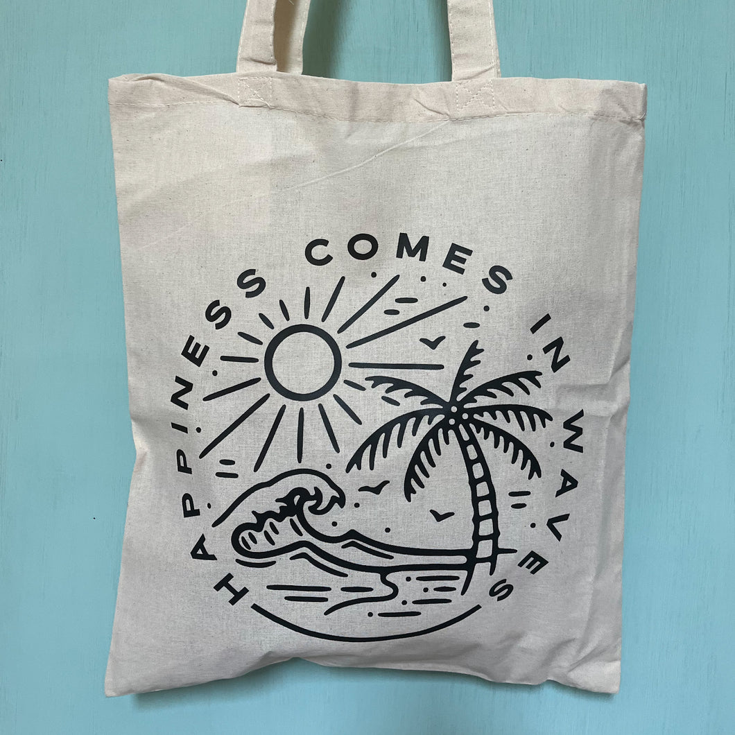 Happiness comes in waves - Tote Bag