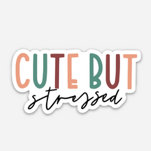 Load image into Gallery viewer, Cute but stressed Sticker
